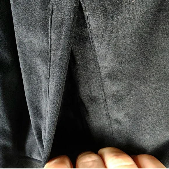 Zara Boy Velveteen Zip Front Bomber Jacket Black Size 13/14 - Picture 6 of 10